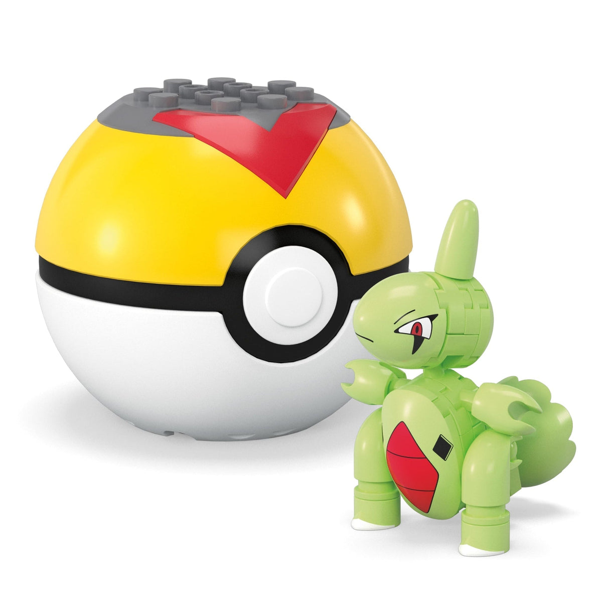 MEGA Pokémon Juguete de Construcción Pokébola Coleccionable Larvitar