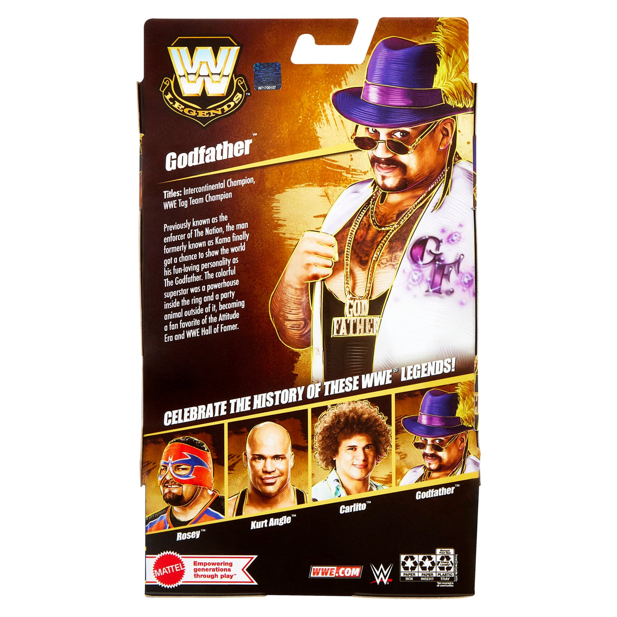 Wwe Collection Elite Legends Série26 Figurine Godfather