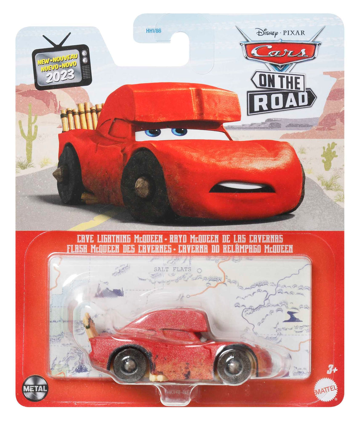 Carros da Disney e Pixar Diecast Veículo de Brinquedo Relâmpago McQueen das Cavernas