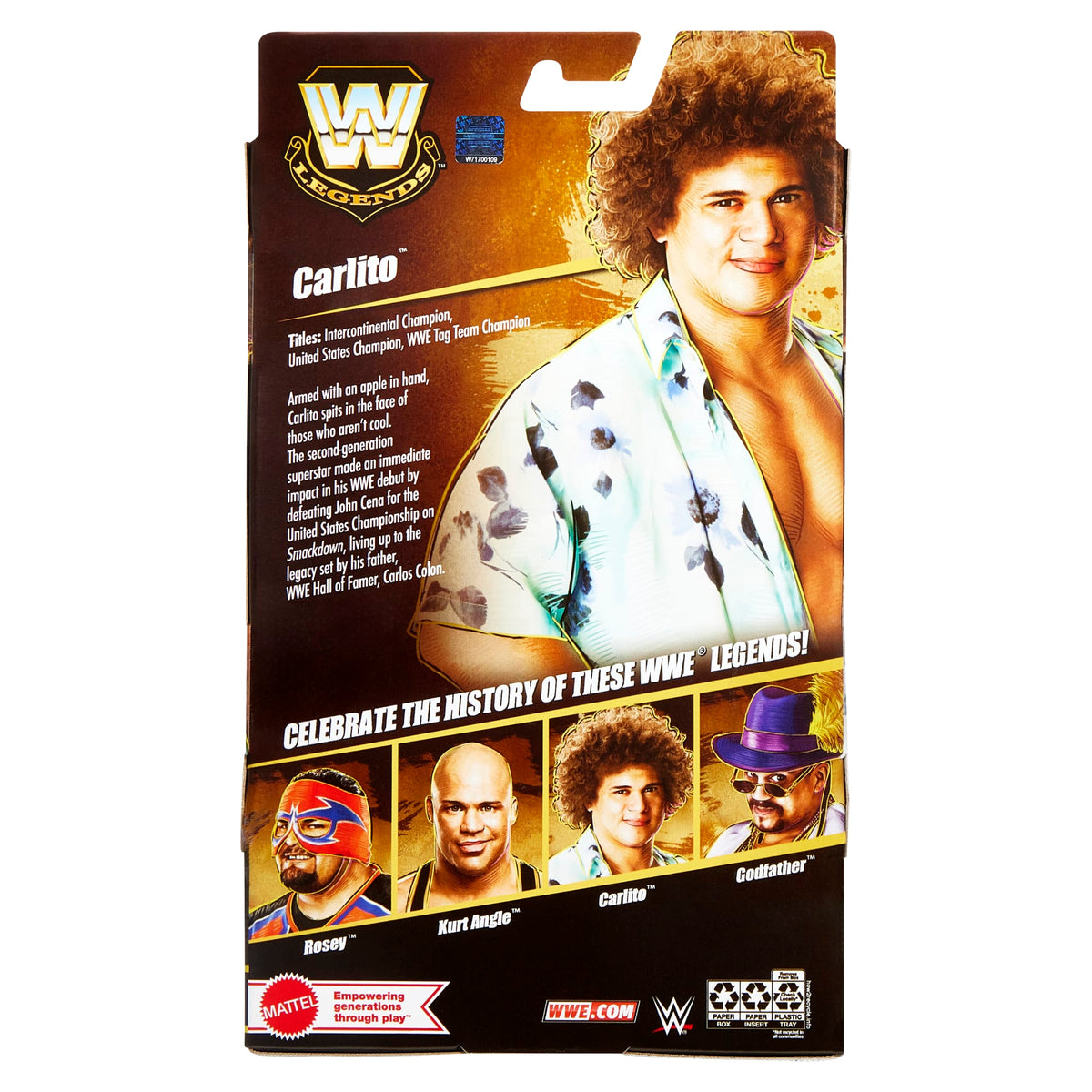 Wwe Collection Elite Legends Série26 Figurine Carlito
