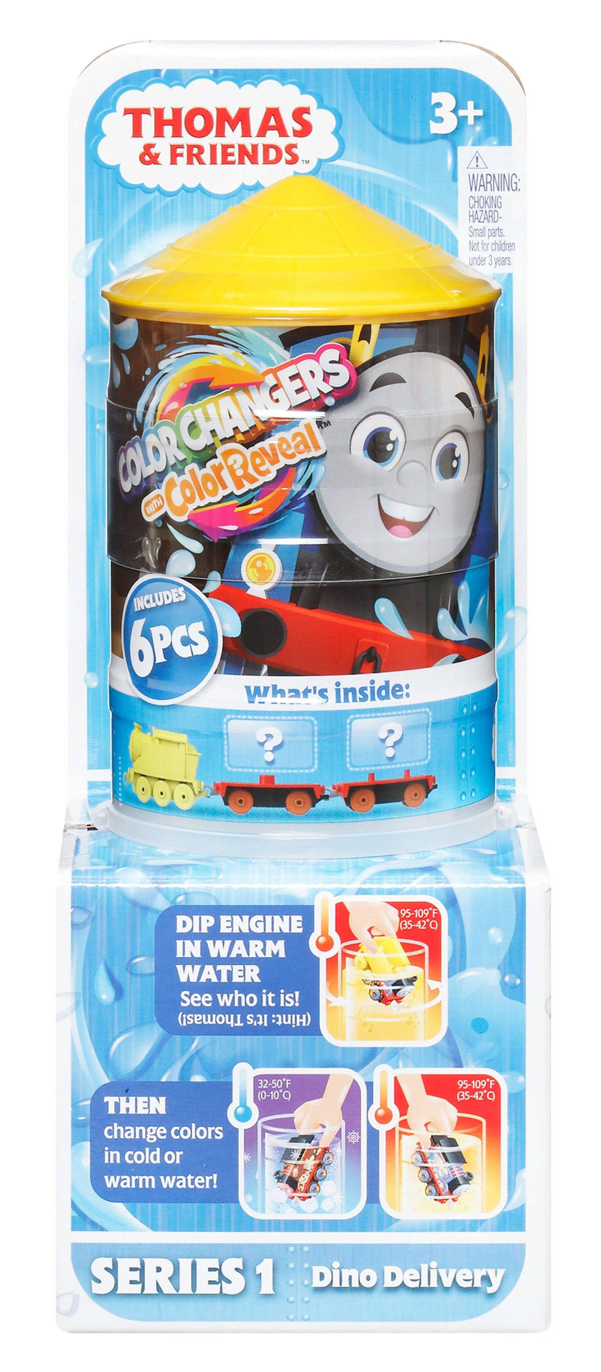 Thomas & Friends Mystery Toy Train With Color Reveal & Color Change Action, 5 Pieces