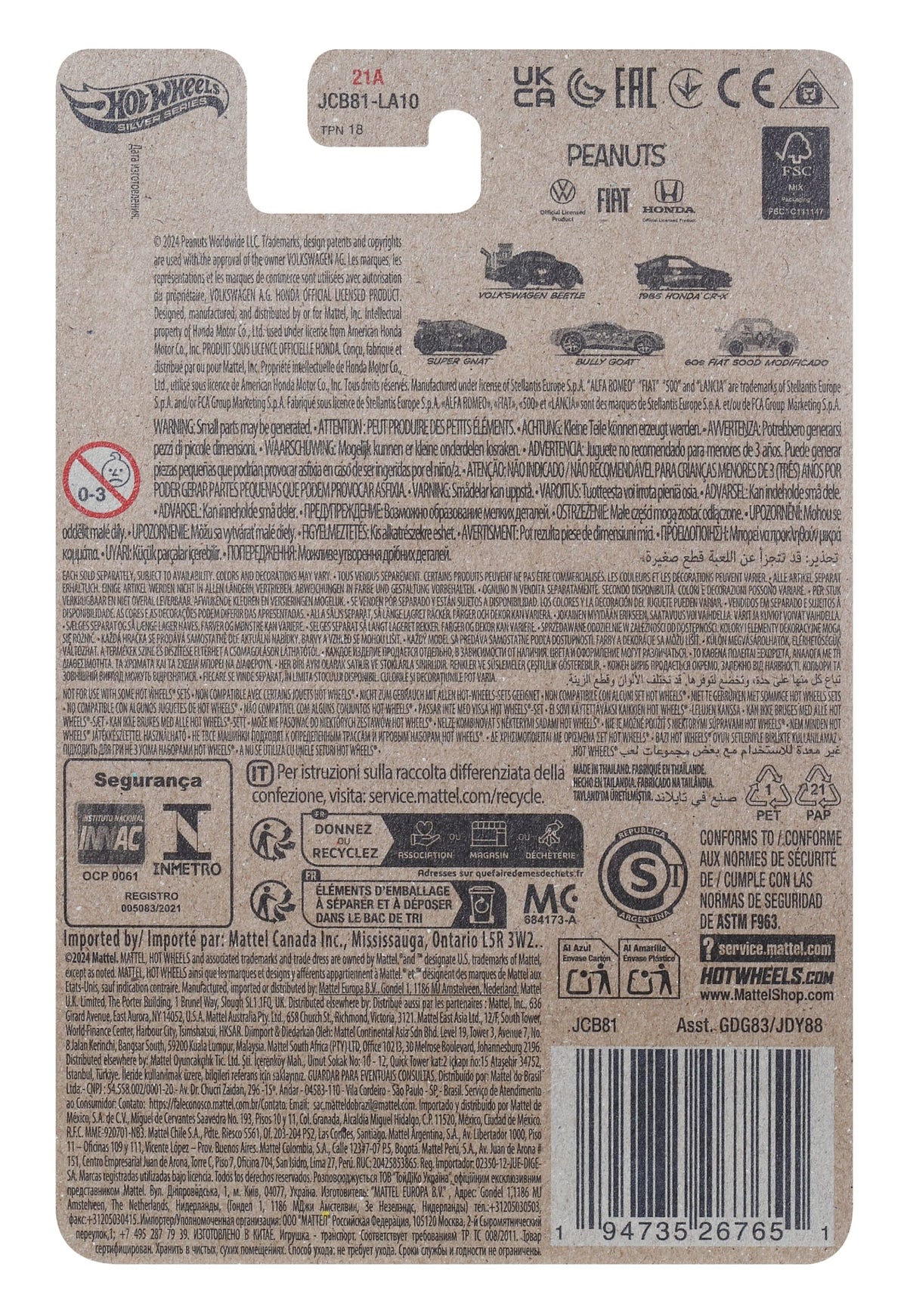 Hot Wheels Collector Veículo de Brinquedo Volkswagen Beetle