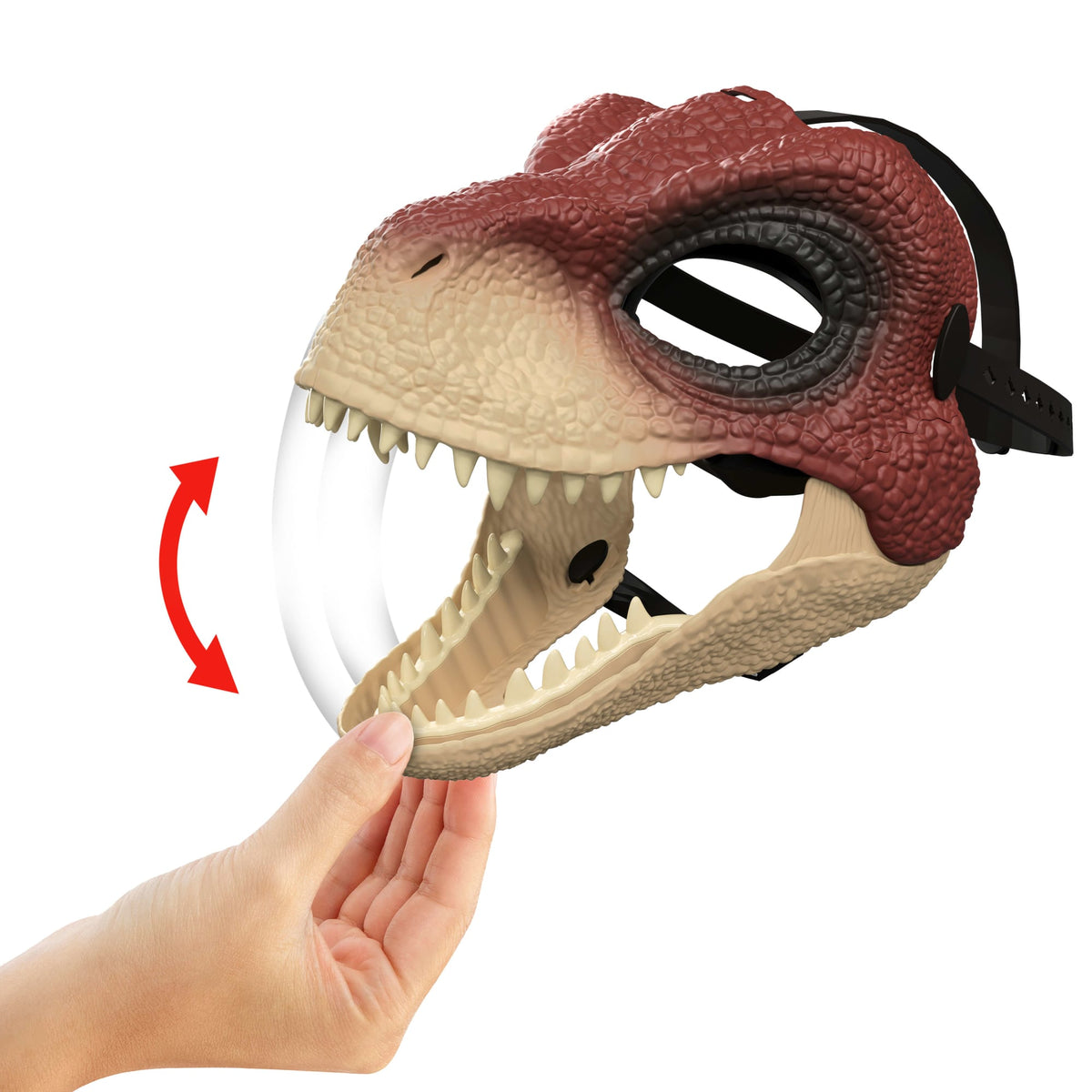 Jurassic World Brinquedo Rebirth Máscara de Dinossauro Raptor