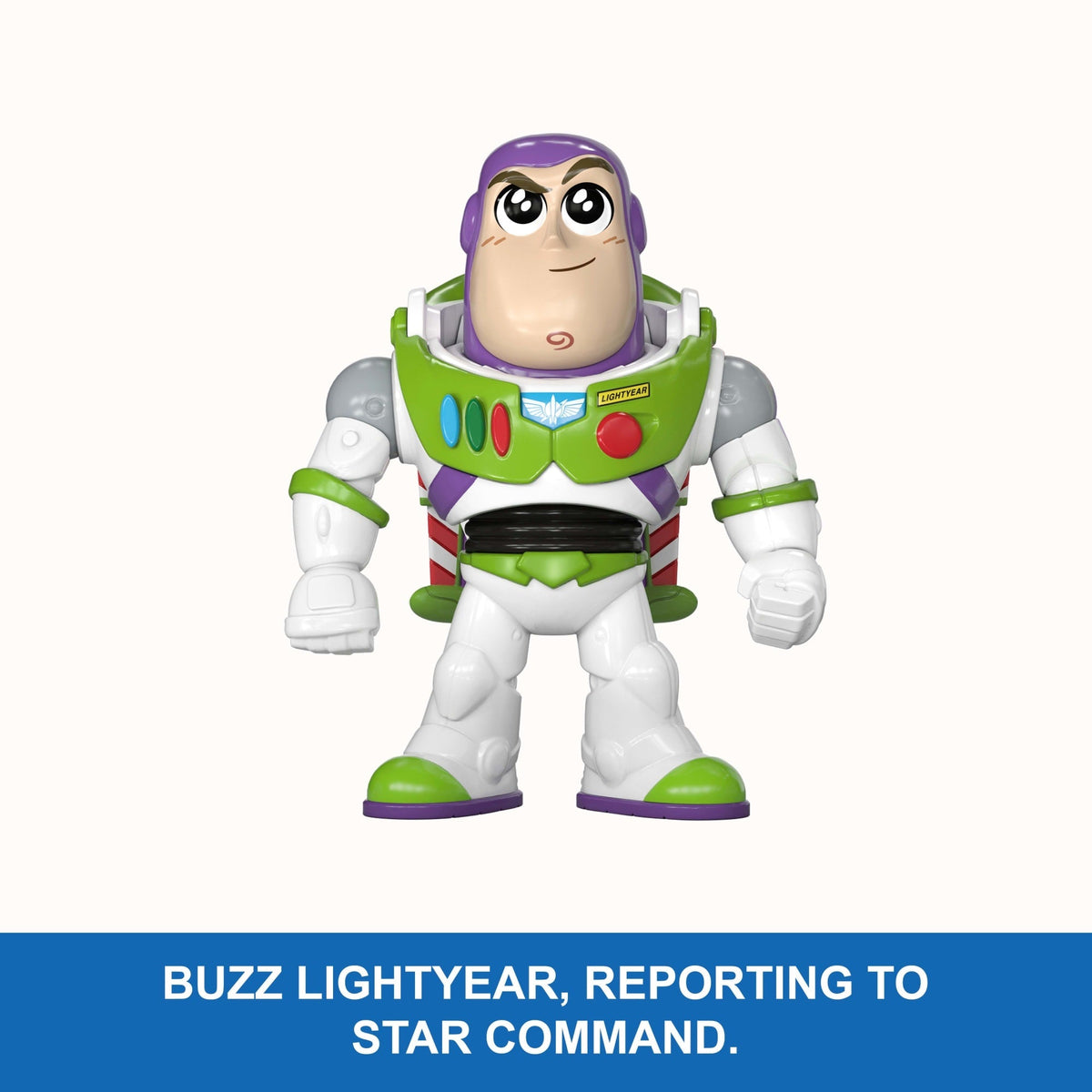 Disney And Pixar Click Figs Buzz Lightyear, Toy Story Small Movie Toy With Pop Up Action Move
