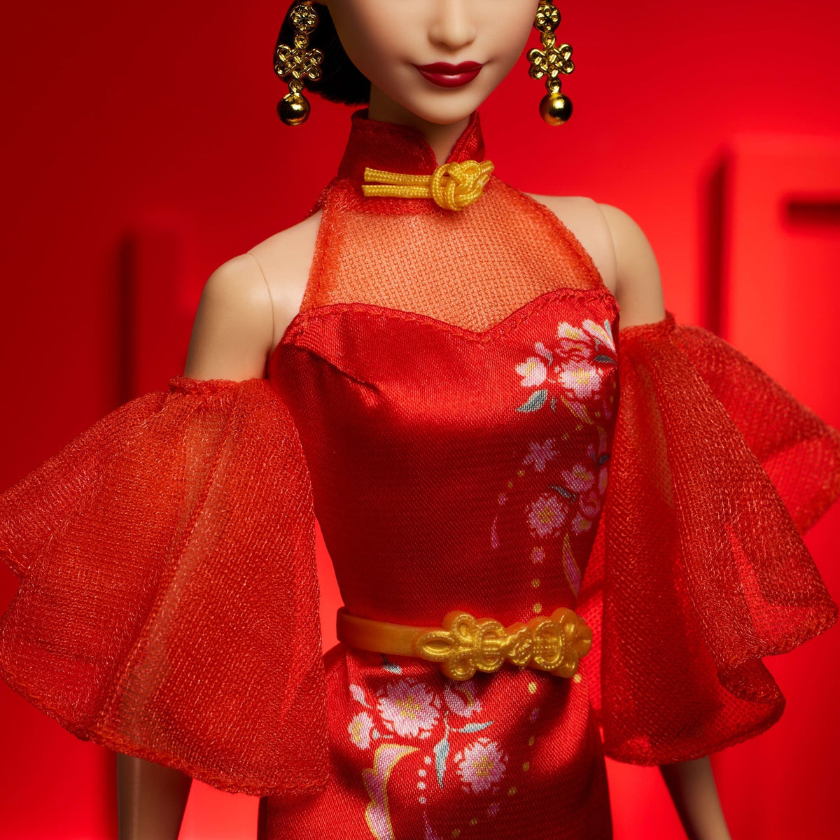 Barbie Signature Lunar New Year Barbie Doll Collectible With Qipao Dress & Golden Accessories