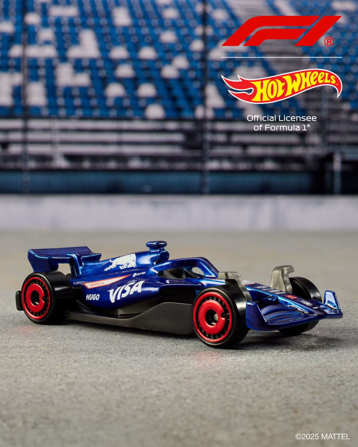 Hot Wheels 5-Pack Race Team, Set Of 5 Formula 1-Themed 1:64 Scale Die-Cast Toy Cars
