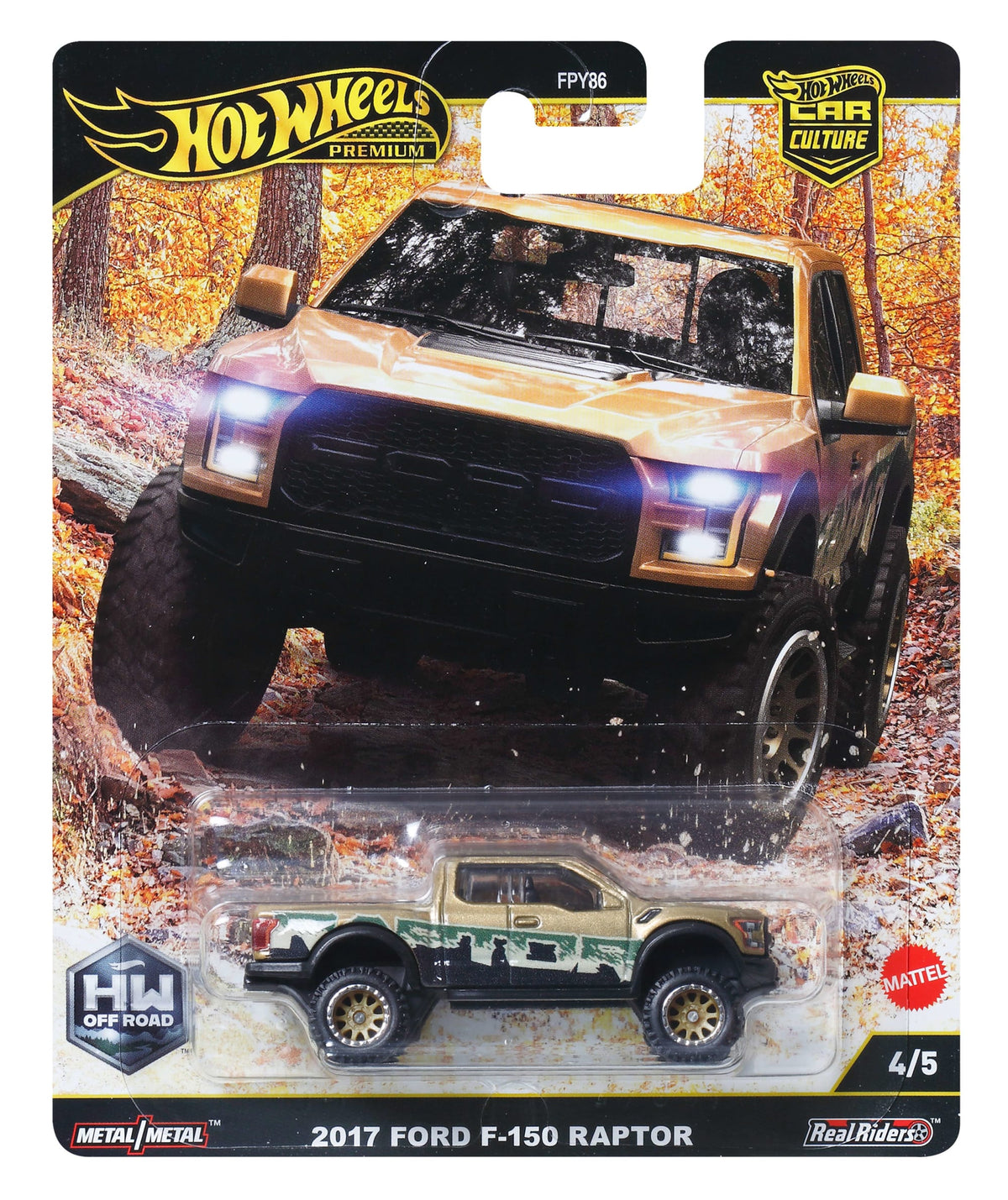 Hot Wheels Collector Vehículo de Colección 17 Ford F150 Raptor