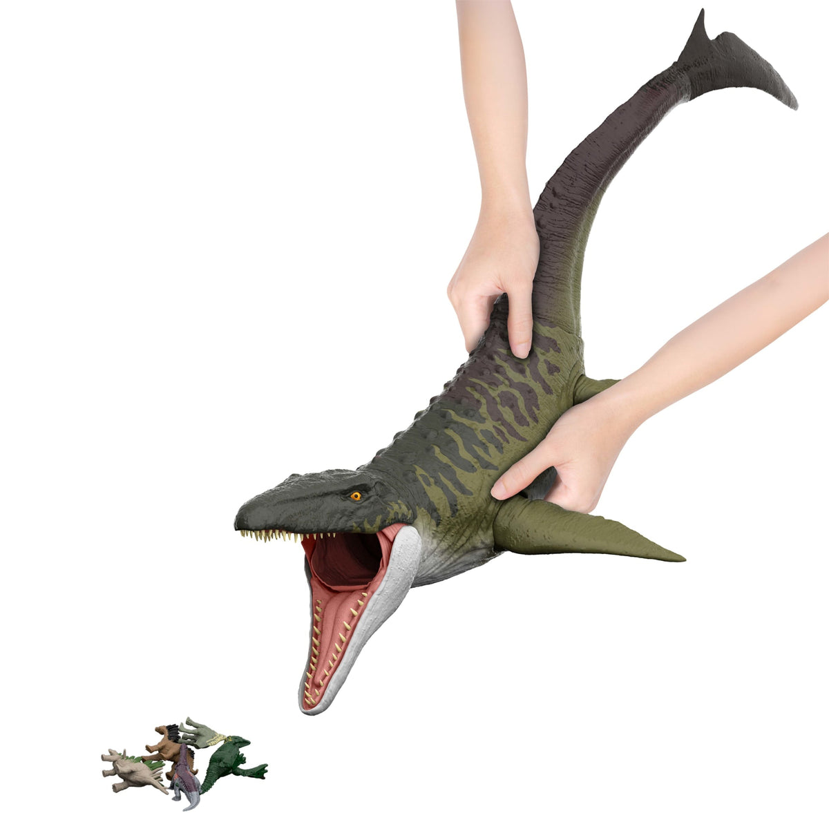Jurassic World Dinosaurio de Juguete Rebirth Super Colossal Mosasaurus