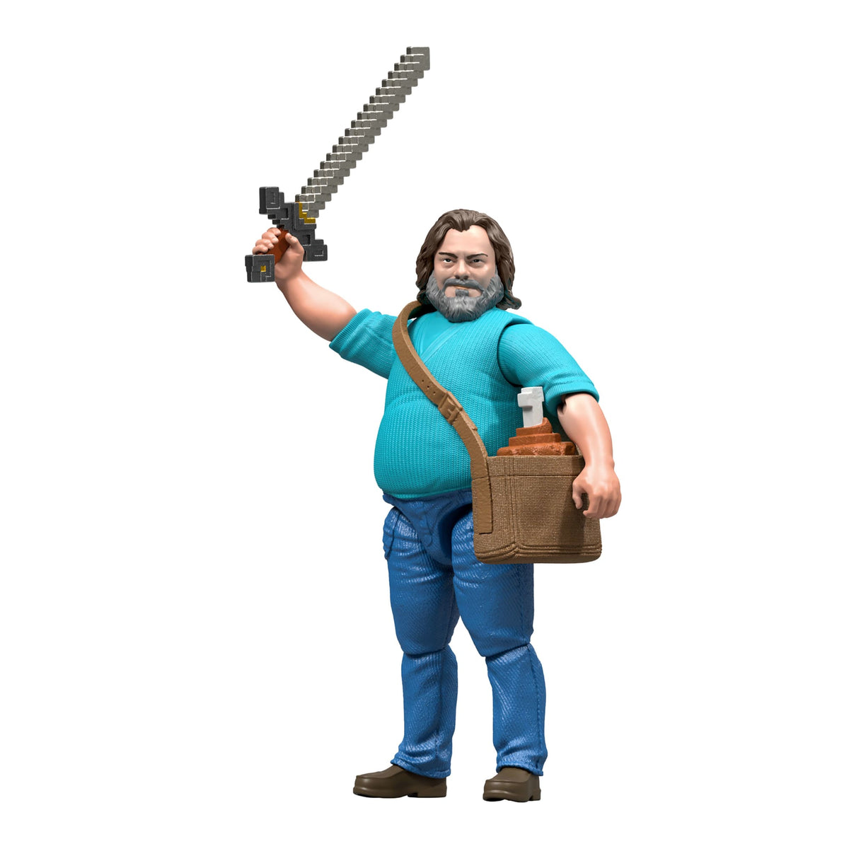 Minecraft o Filme Figura de Ação Steve de 4 polegadas