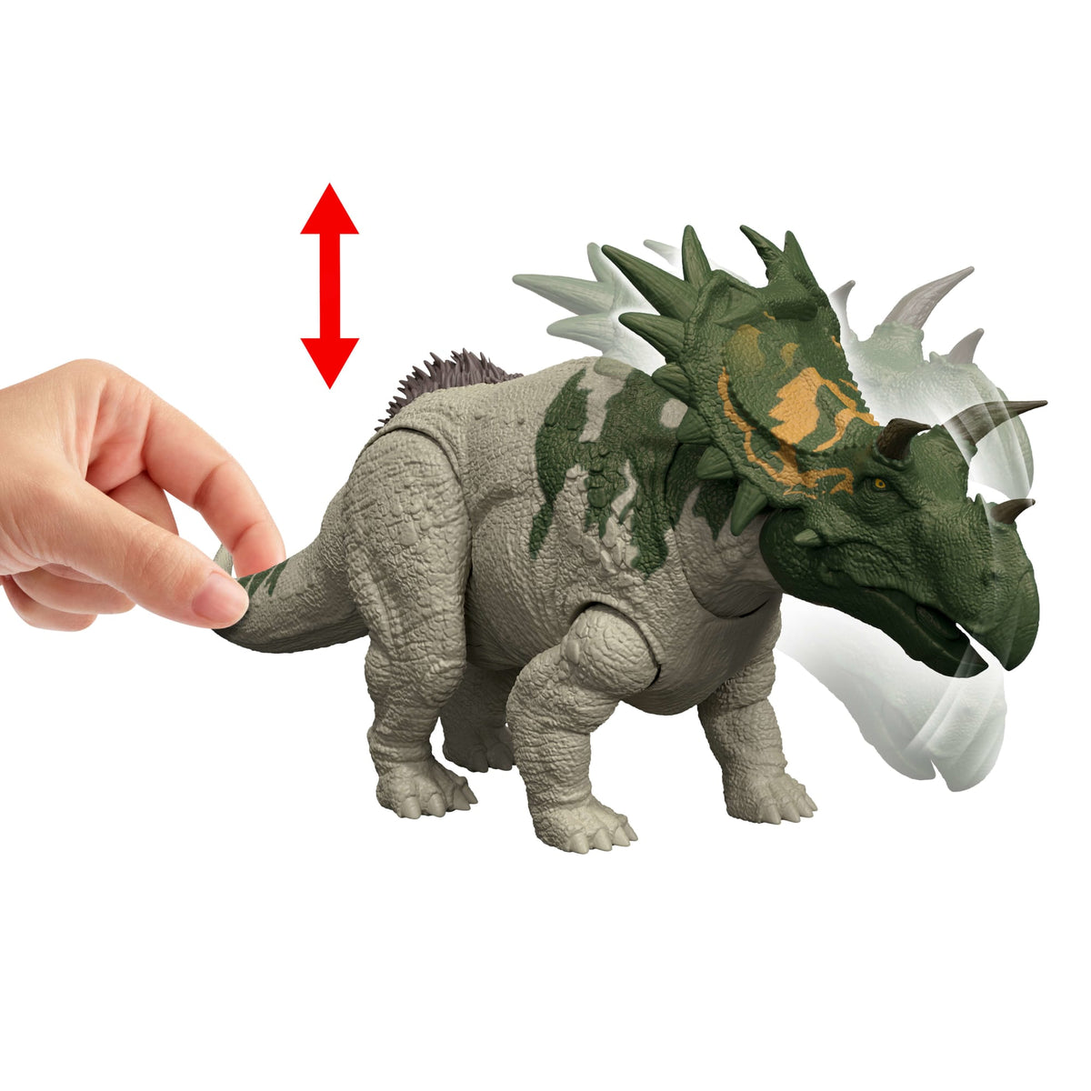 Jurassic World Dinossauro de Brinquedo Rebirth Rugido Selvagem Spiclypeus