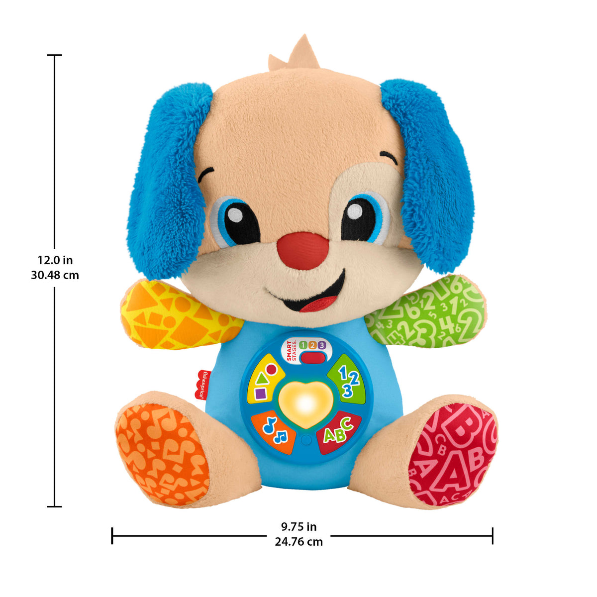 Fisher-Price Aprender e Brincar Brinquedo para Bebês Cachorrinho Aprende Comigo
