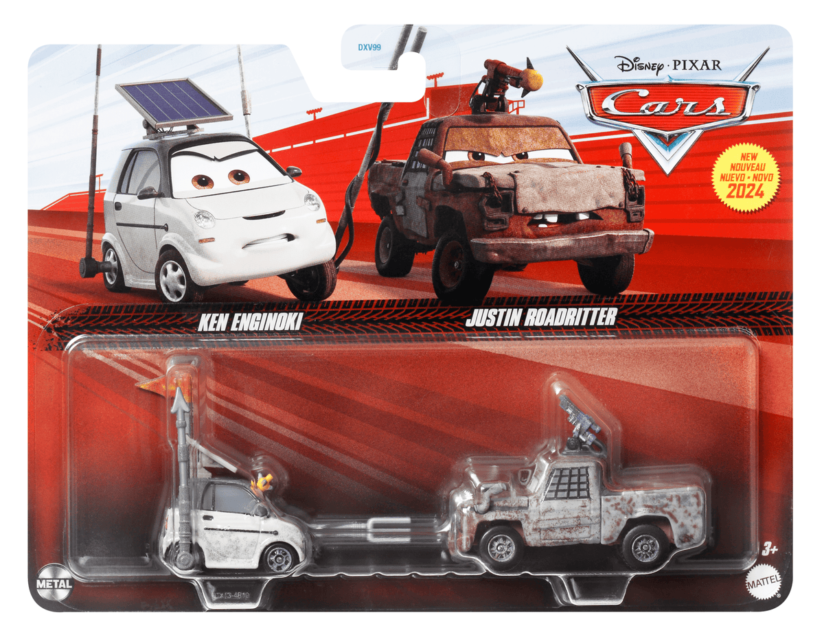 Carros da Disney e Pixar Diecast Veículo de Brinquedo Pacote de 2 de Caminhão RW & Carro EV