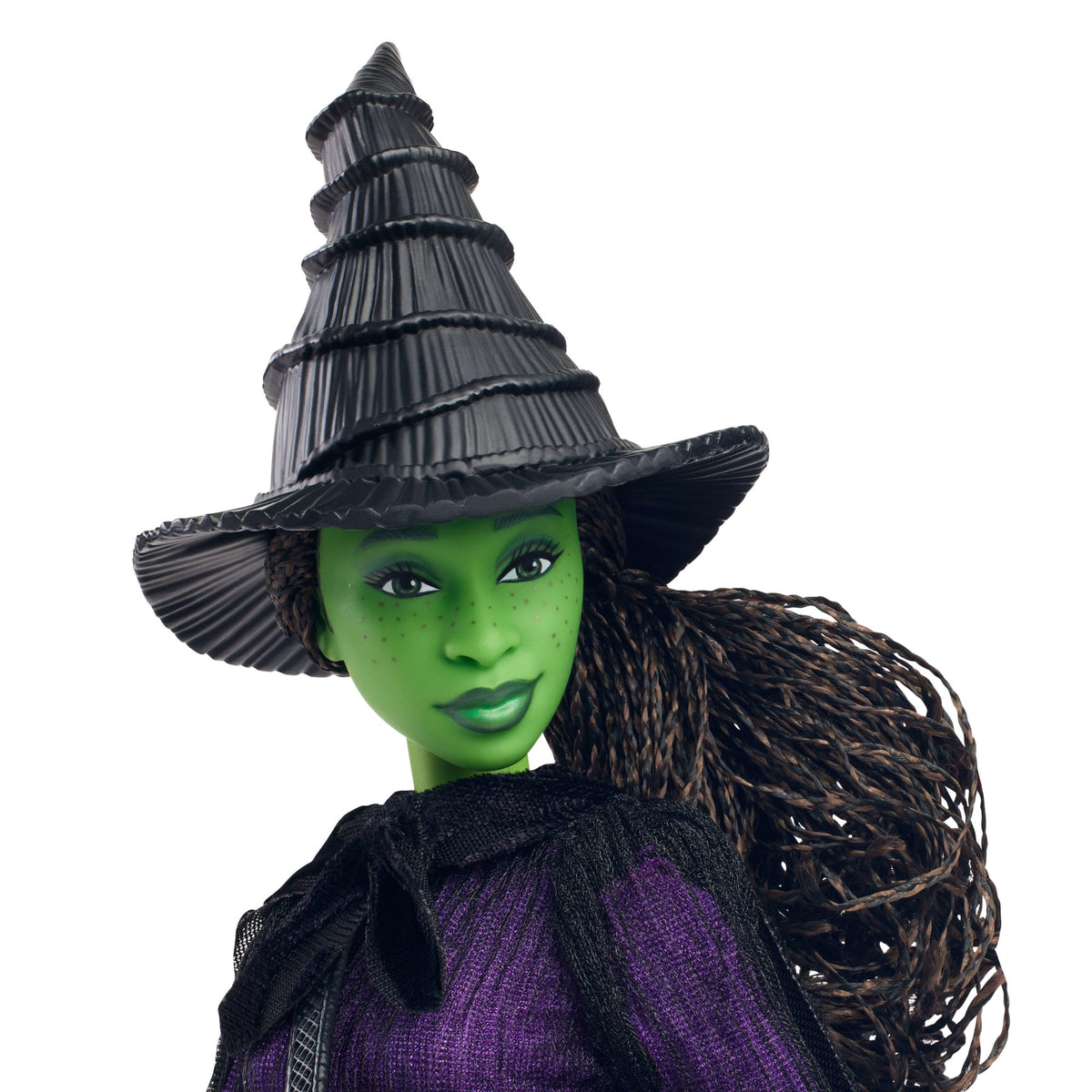 Universal Pictures’ Wicked Deluxe Elphaba Fashion Doll & Accessories With Braided Hair & Posability