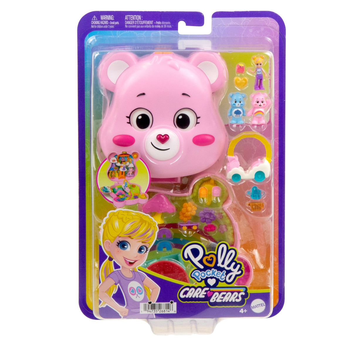 Polly Pocket  Calinours Poupées et Coffrets de Jeu, Véhicule et Acc.
