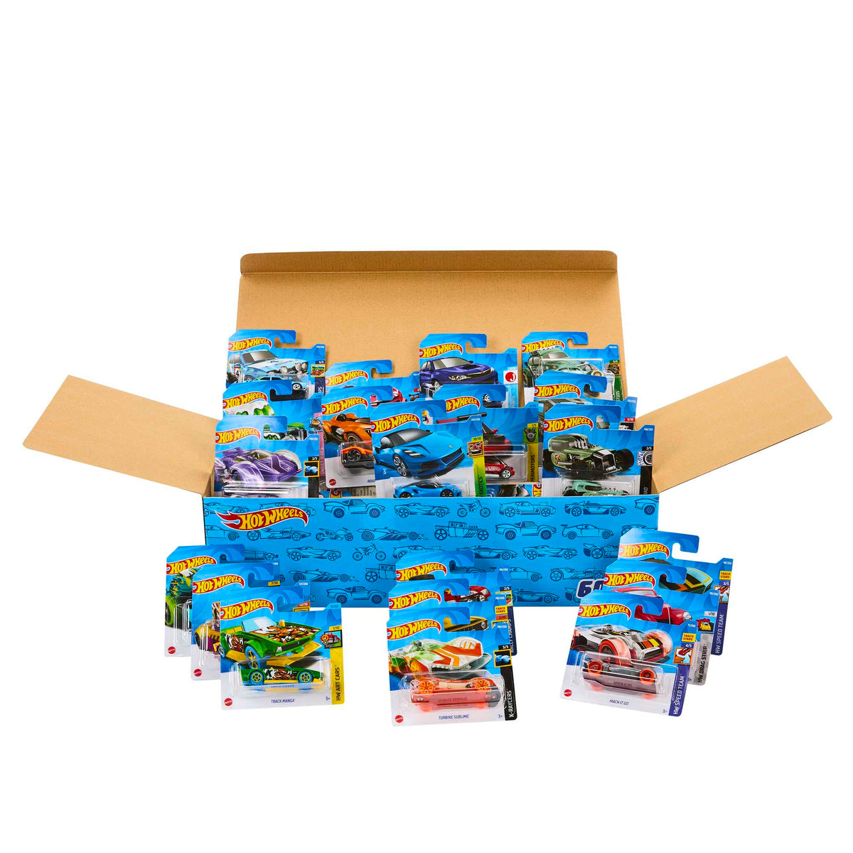 Hot Wheels®  Échelle1:64  Coffret de 60Véhicules de Collection