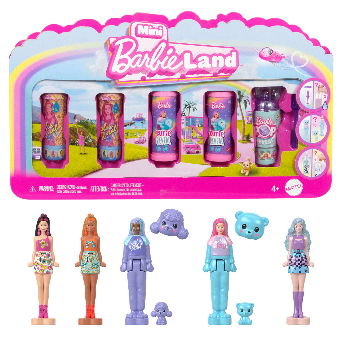 Barbie-Pop Reveal Mini Barbieland-Coffret de 5Poupées Mystères