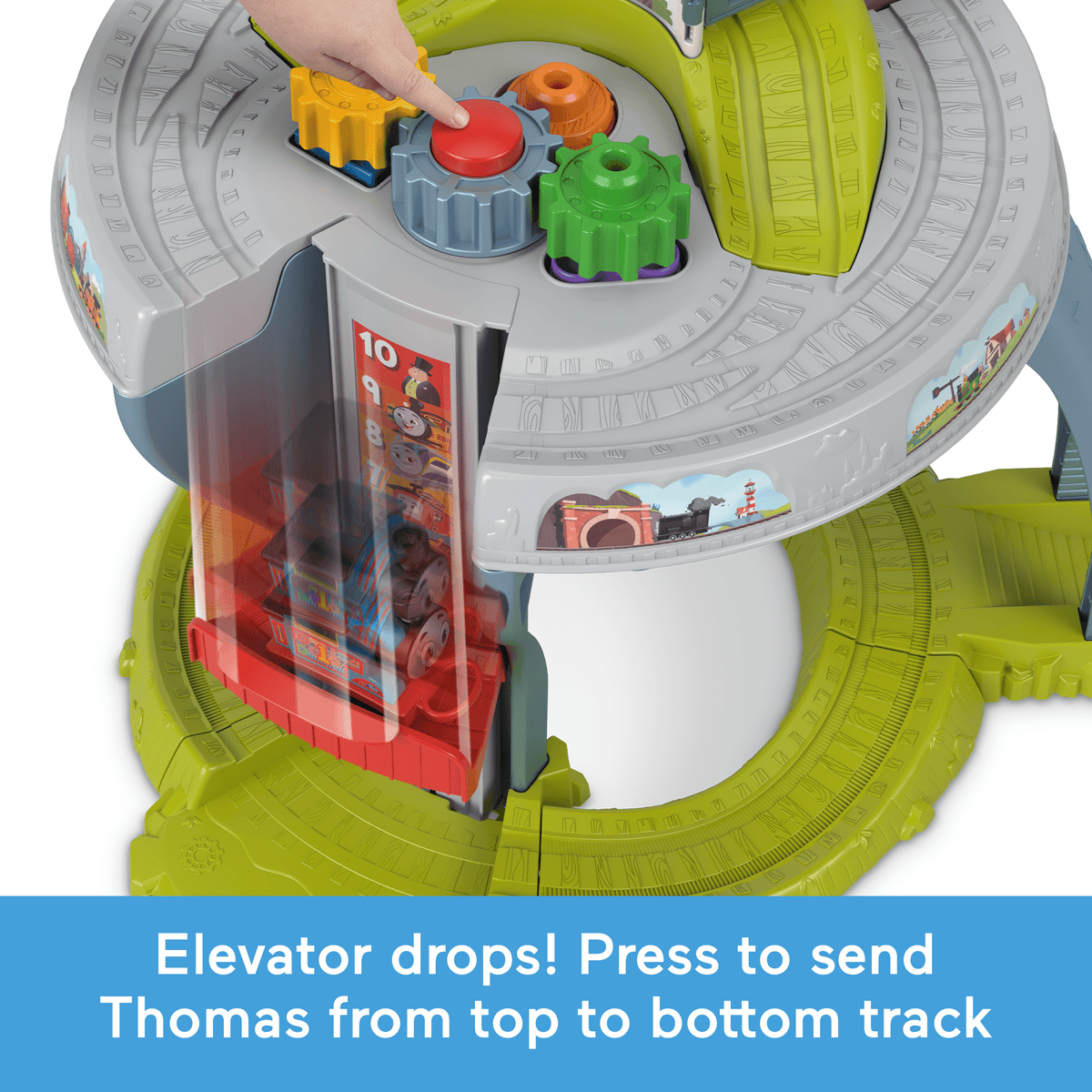 Thomas & Friends My First Train Table Toddler Toy With Track & Fine Motor Activities