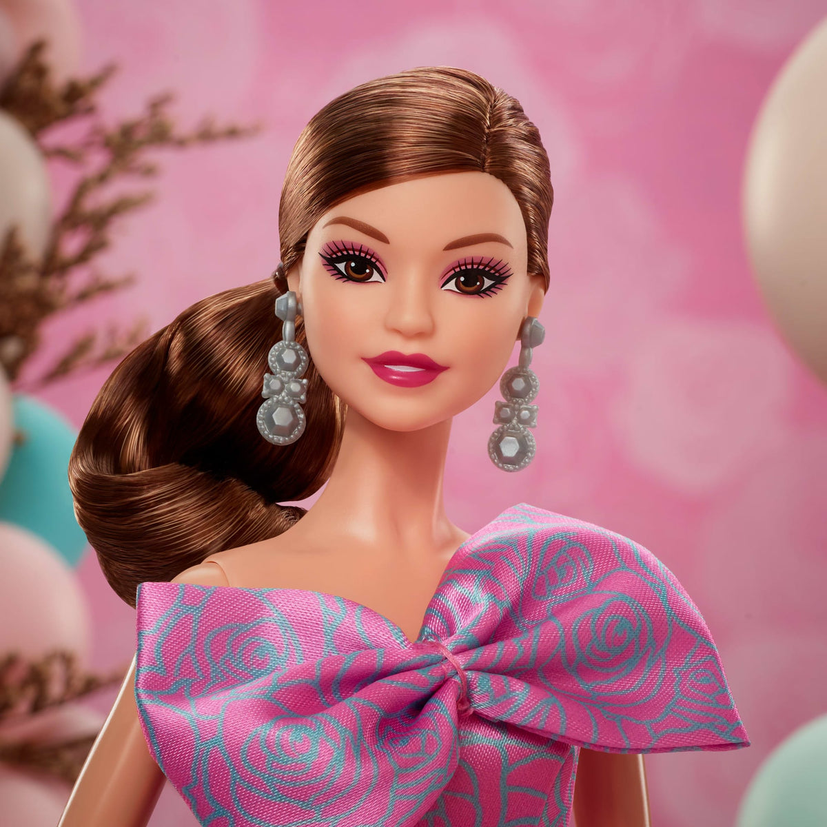 Barbie-Poupée Barbie Joyeux Anniversaire-en Robe Rose Satinée