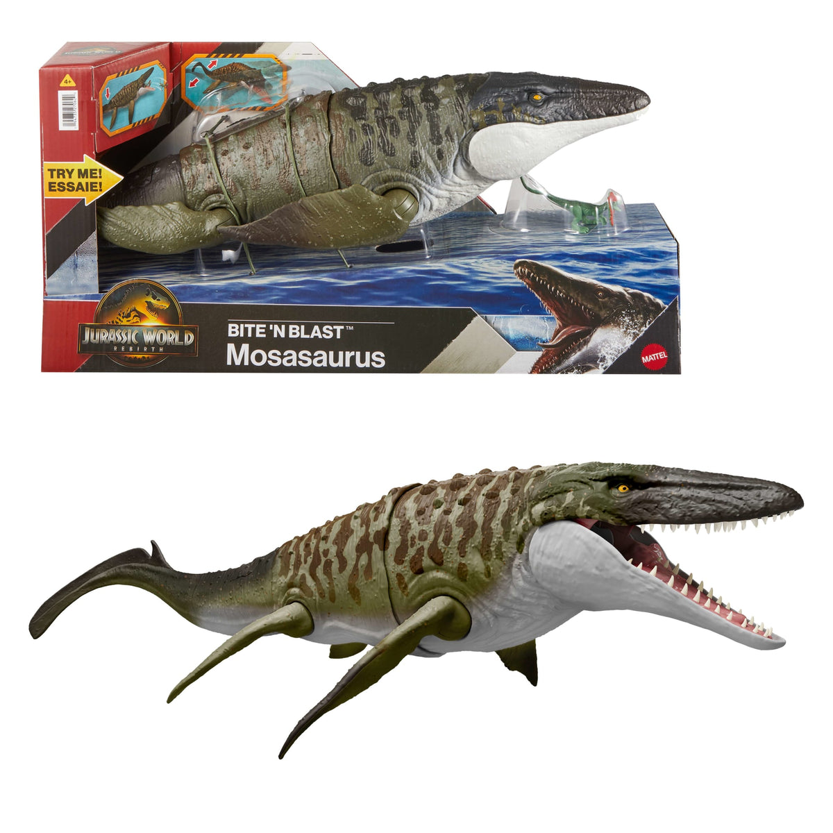 Jurassic World Dinosaurio de Juguete Rebirth Mosasaurus