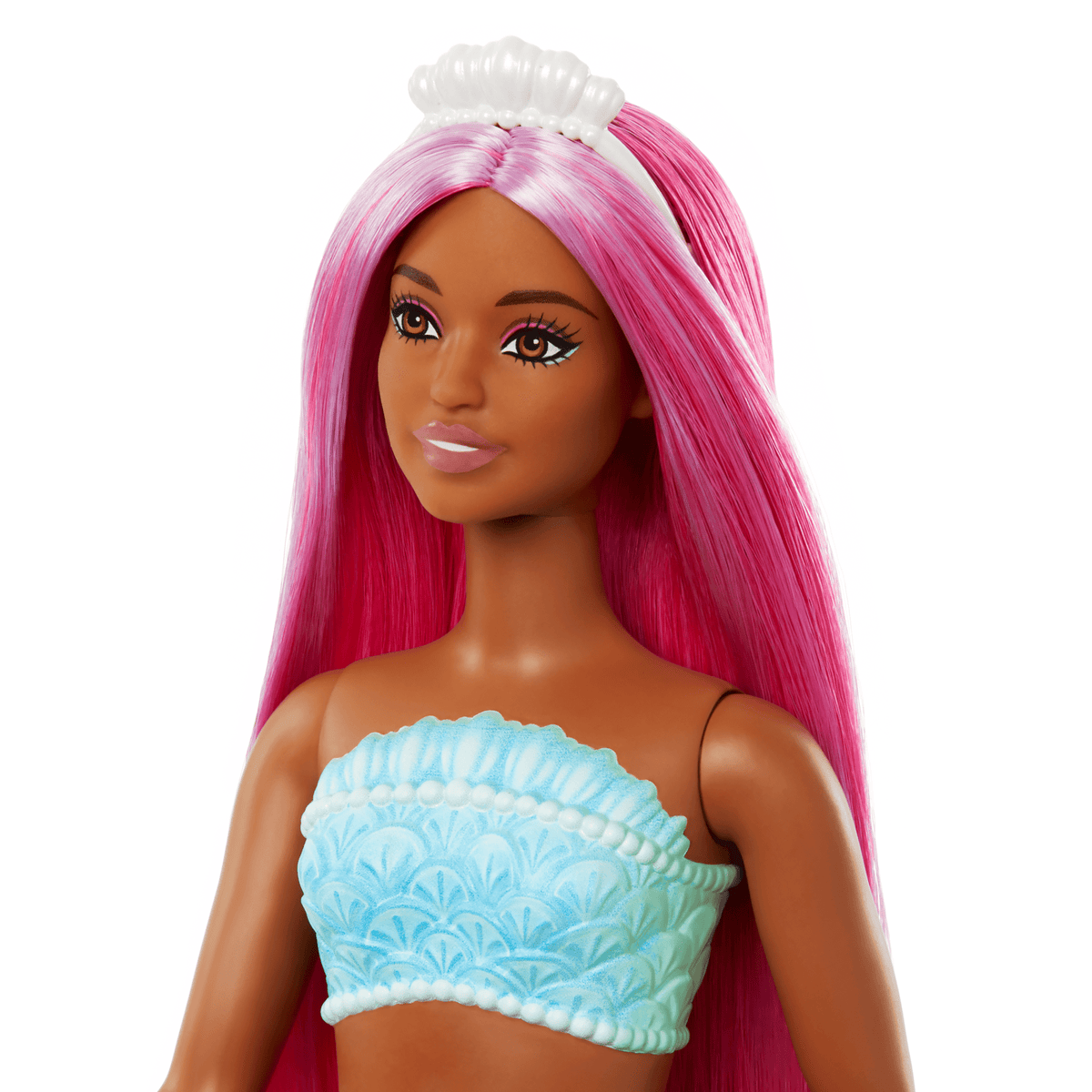 Barbie-Poupées Sirènes Avec Cheveux et Nageoire Colorés et Serre-Tête