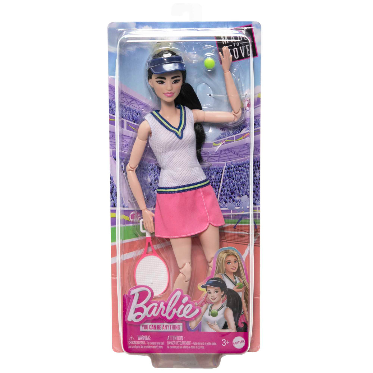 Barbie Doll & Accessories, Career Tennis Player Doll With Racket And Ball