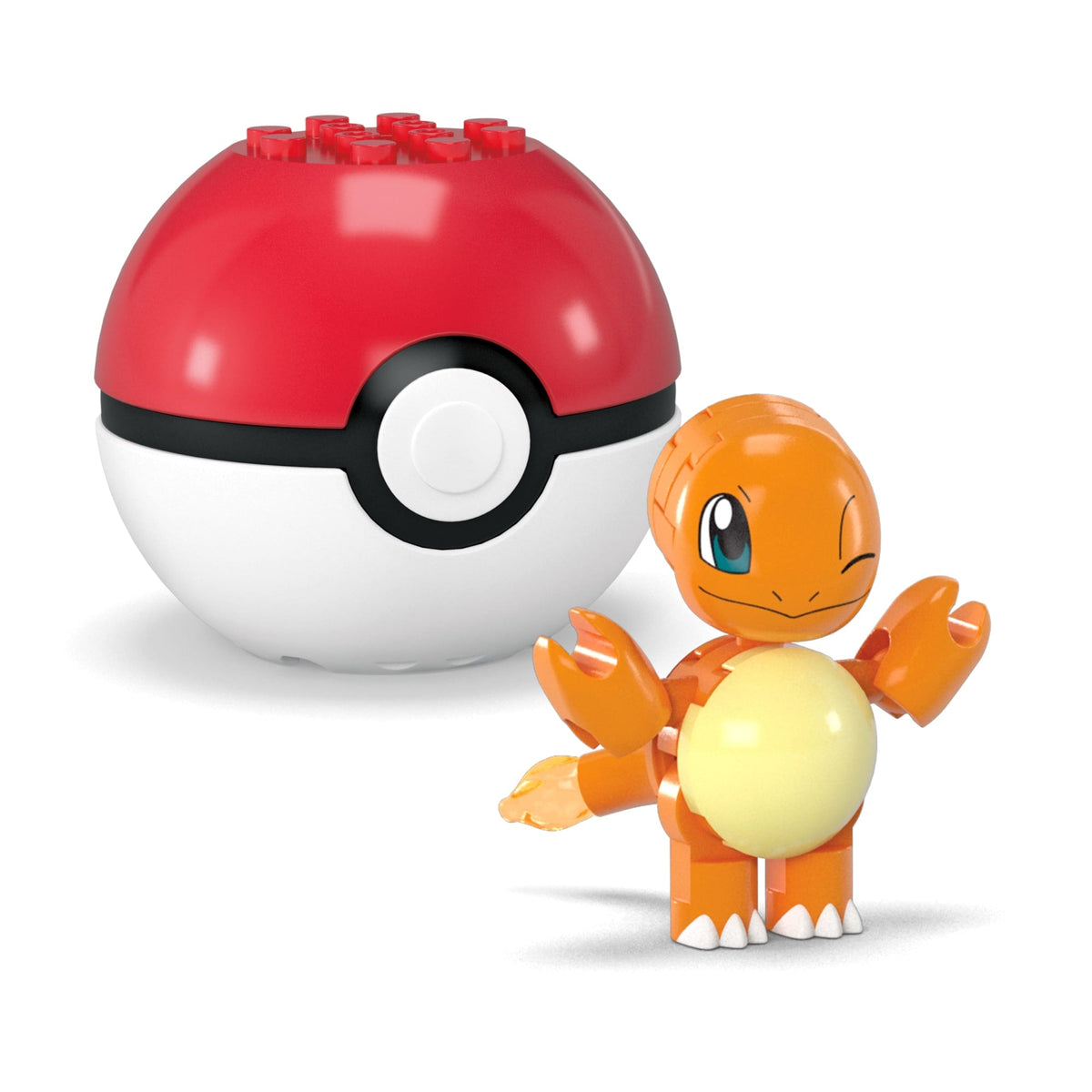 MEGA Pokémon Jogo de Construção Pokébola Eevee & Charmander