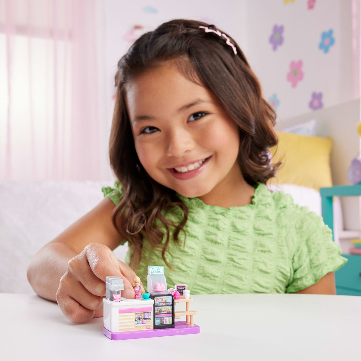 Barbie Mini Barbieland Collectible Bakery Playset With 1.5-Inch Barbie Doll, Interactive Play Areas For Storytelling Fun