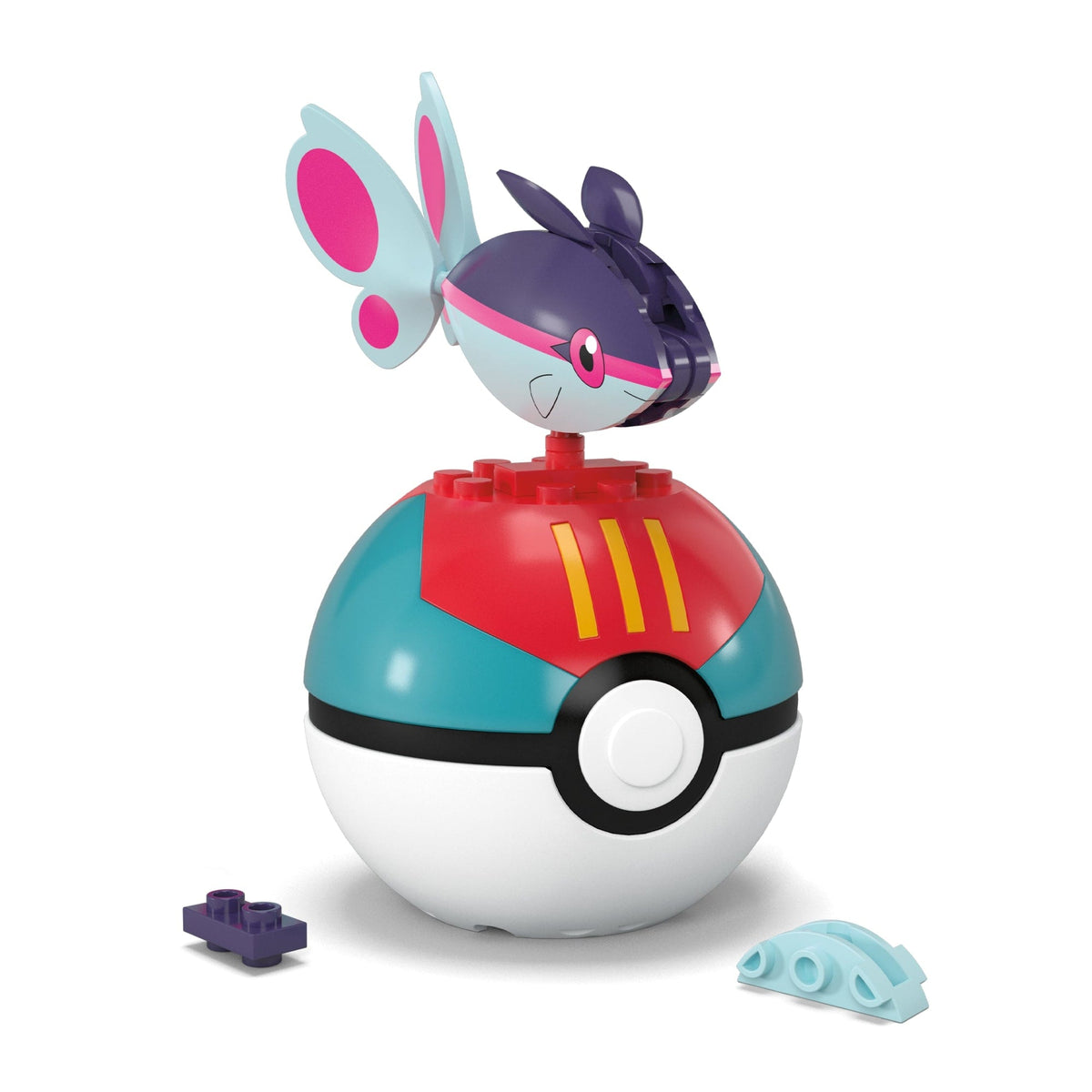 MEGA Pokémon Jogo de Construção Pokébola Colecionável Finneon
