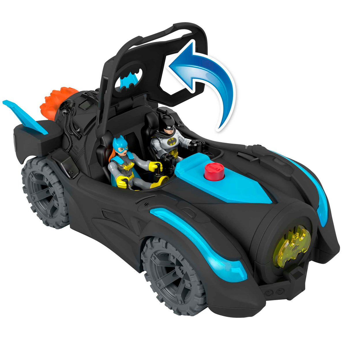 Imaginext DC Super Friends Vehículo de Juguete Batimóvil Luces y Sonido