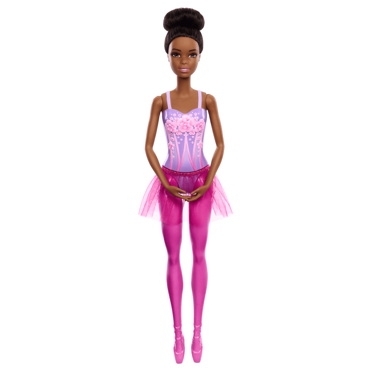 Barbie-Barbie Ballerine-Poupée Brune Avec Tutu Amovible Violet