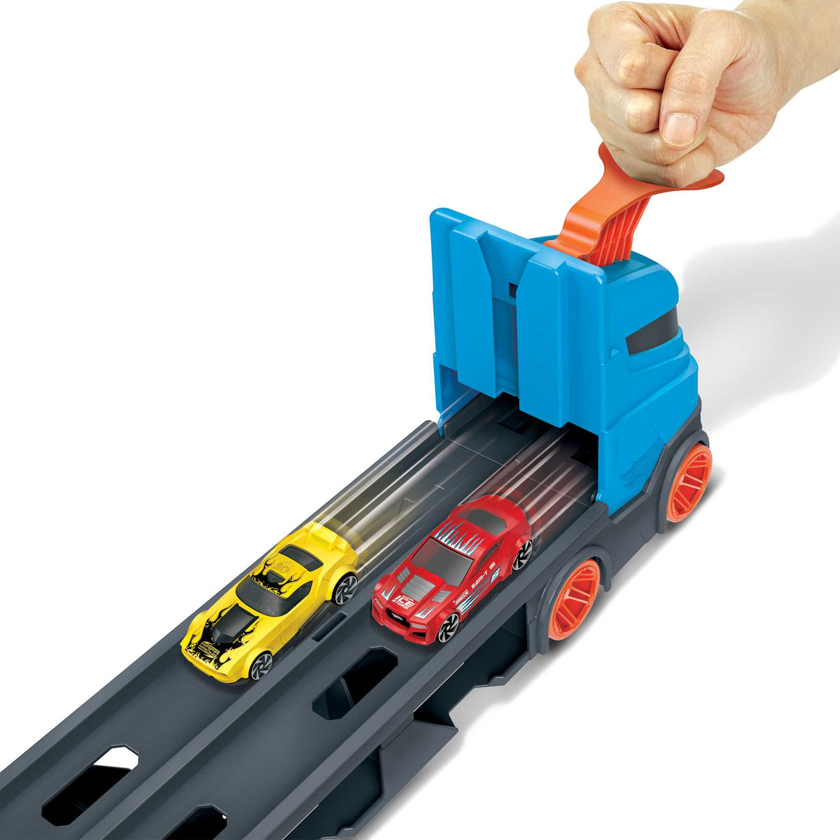 Hot Wheels City Pista de Brinquedo Reboque de Pista de Corridas