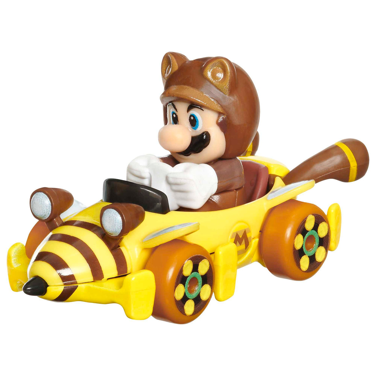 Hot Wheels Mario Kart Veículo de Brinquedo Tanooki Mario Bumble V