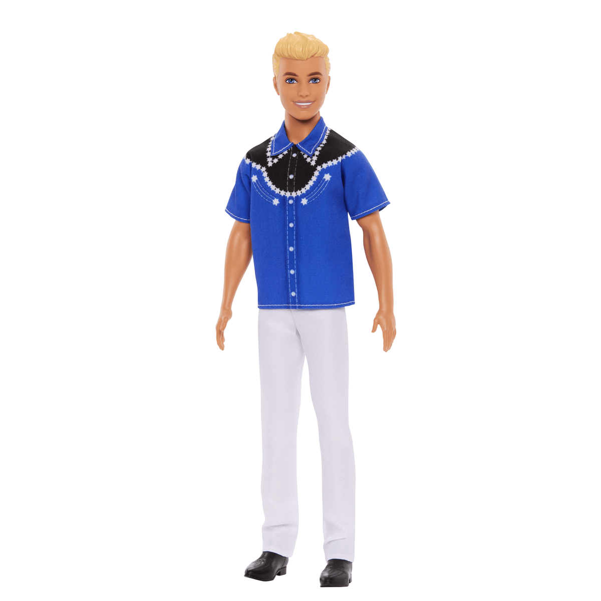 Barbie Fashionista Boneco Ken Camisa Azul e Preta