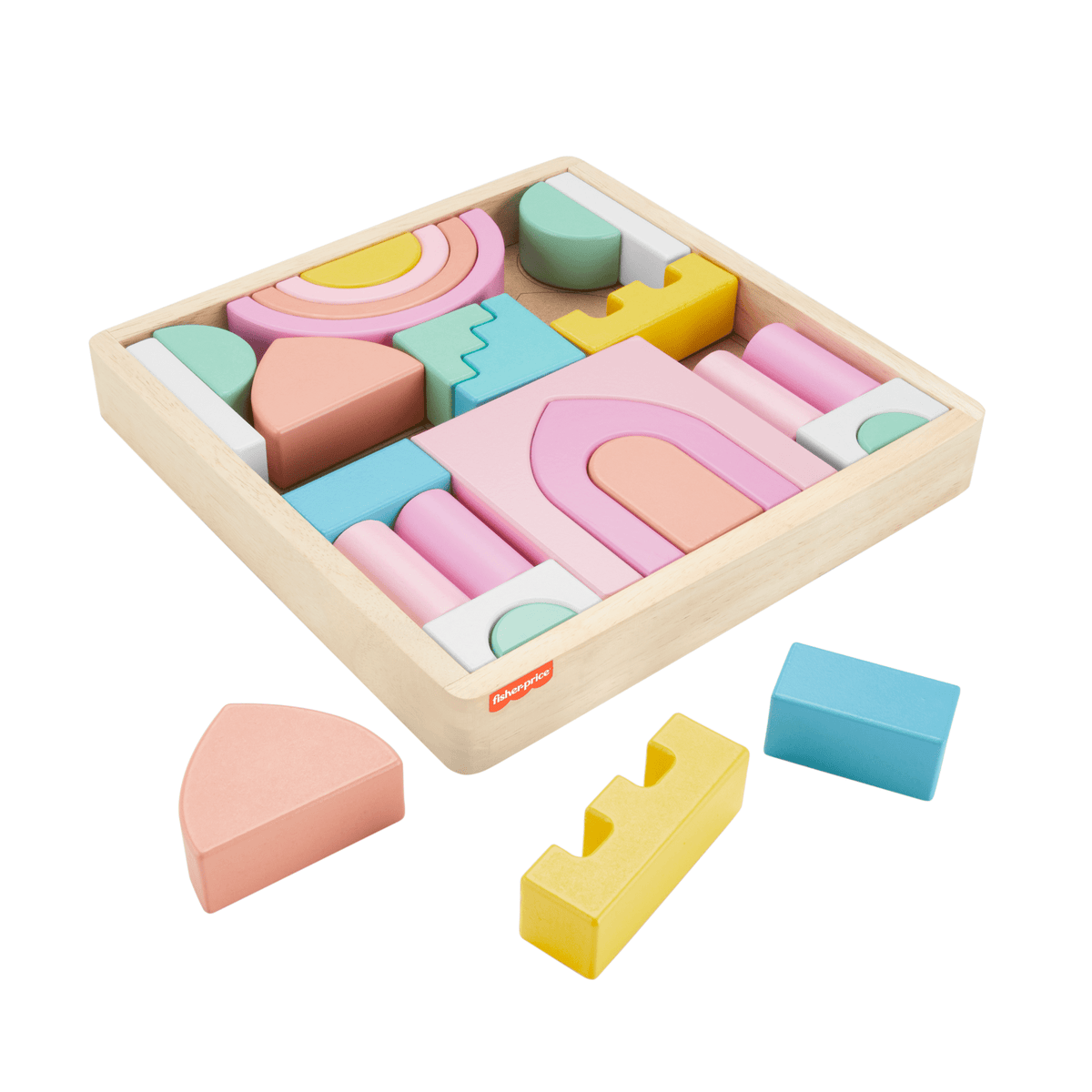 Fisher-Price Juguete para Bebés Castillo de Bloques de Madera