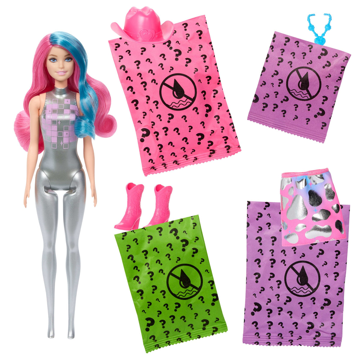 Barbie Color Reveal Boneca Moda Disco