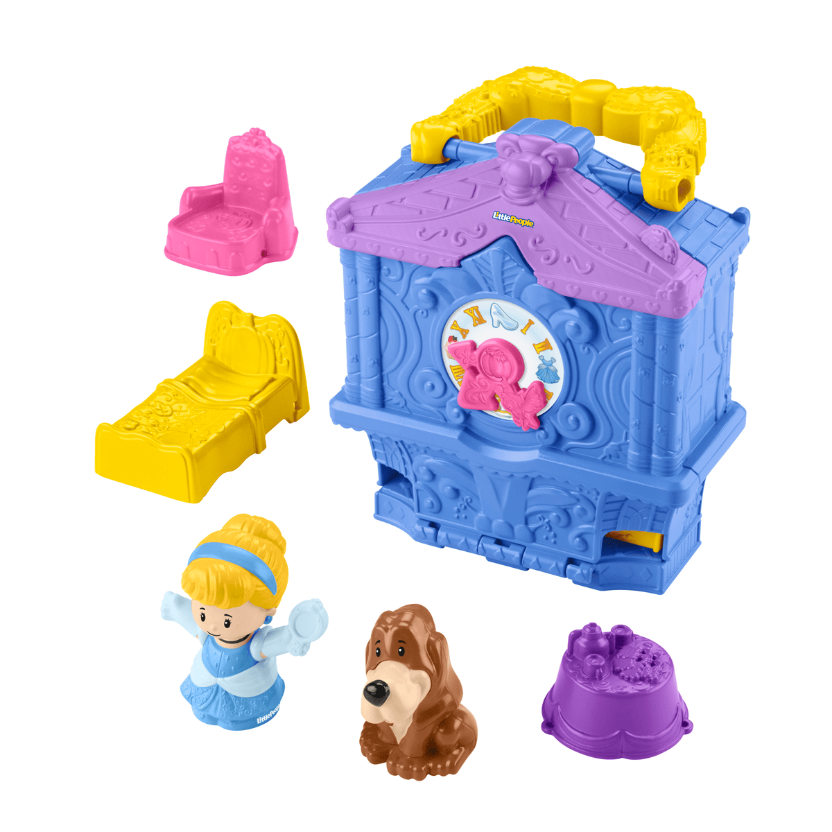 Disney-Little People-Coffret Cendrillon Avec 2Figurines