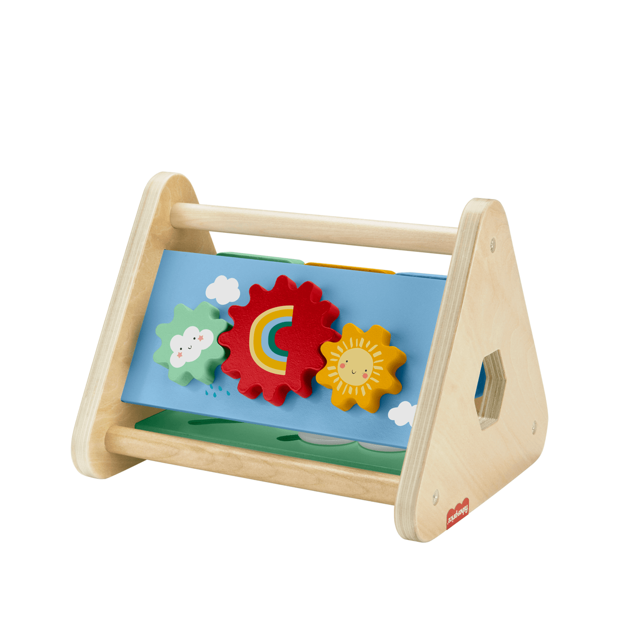 Fisher-Price Brinquedo para Bebês Triângulo de Atividades de Madeira