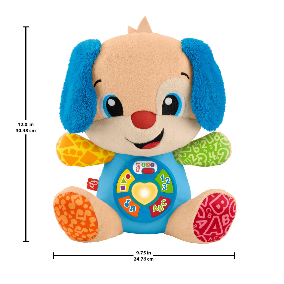 Fisher-Price Laugh & Learn Smart Stages Puppy Plush Musical Learning Toy For Baby & Toddler