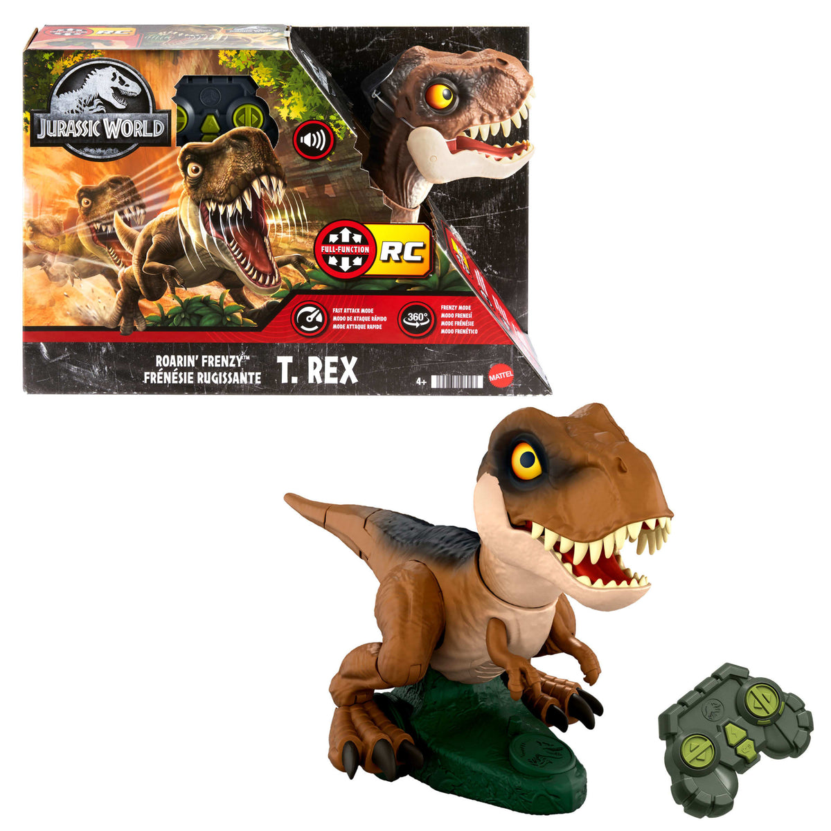 Jurassic World  Frénésie Rugissante  Téléguidé  T. Rex, Motorisé