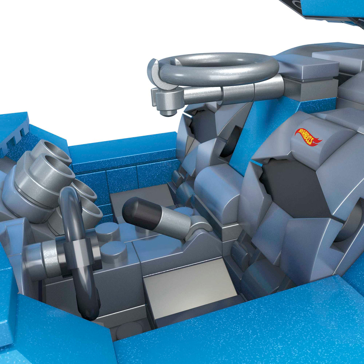 Mega Hot Wheels Coffret de Construction Voiture Twin Mill (635 Pièces) Pour Collectionneurs
