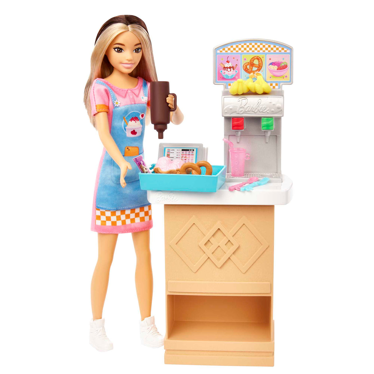 Barbie®-Skipper Premiers Jobs Coffret Snack-Bar, Avec Accessoires