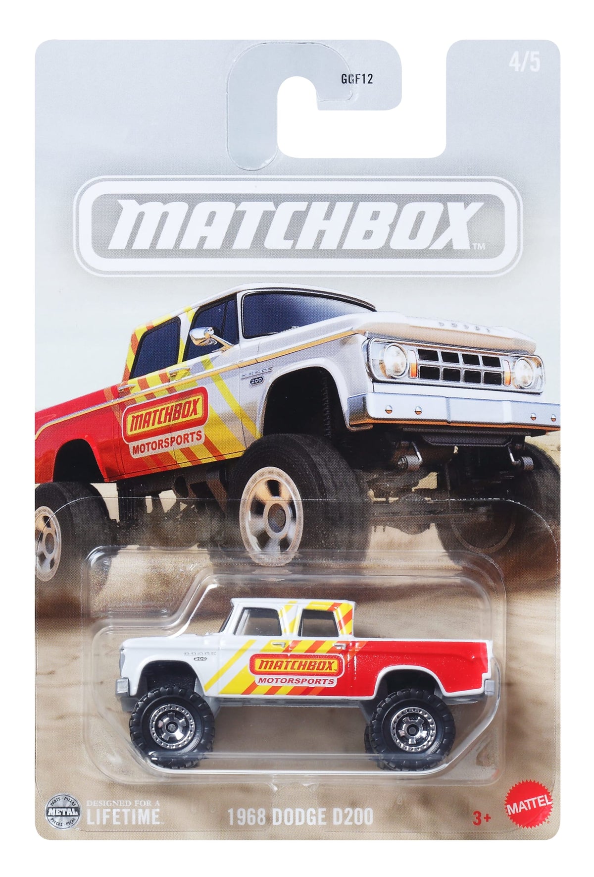 Matchbox Diecast Veículo de Brinquedo 68 Dodge Pickup