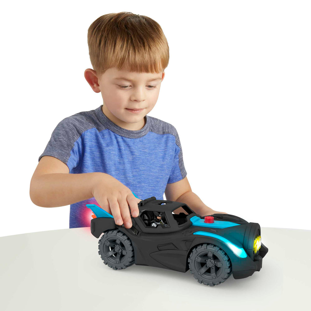 Imaginext DC Super Friends Figura de Ação Batmóvel Bat-Tech Deluxe