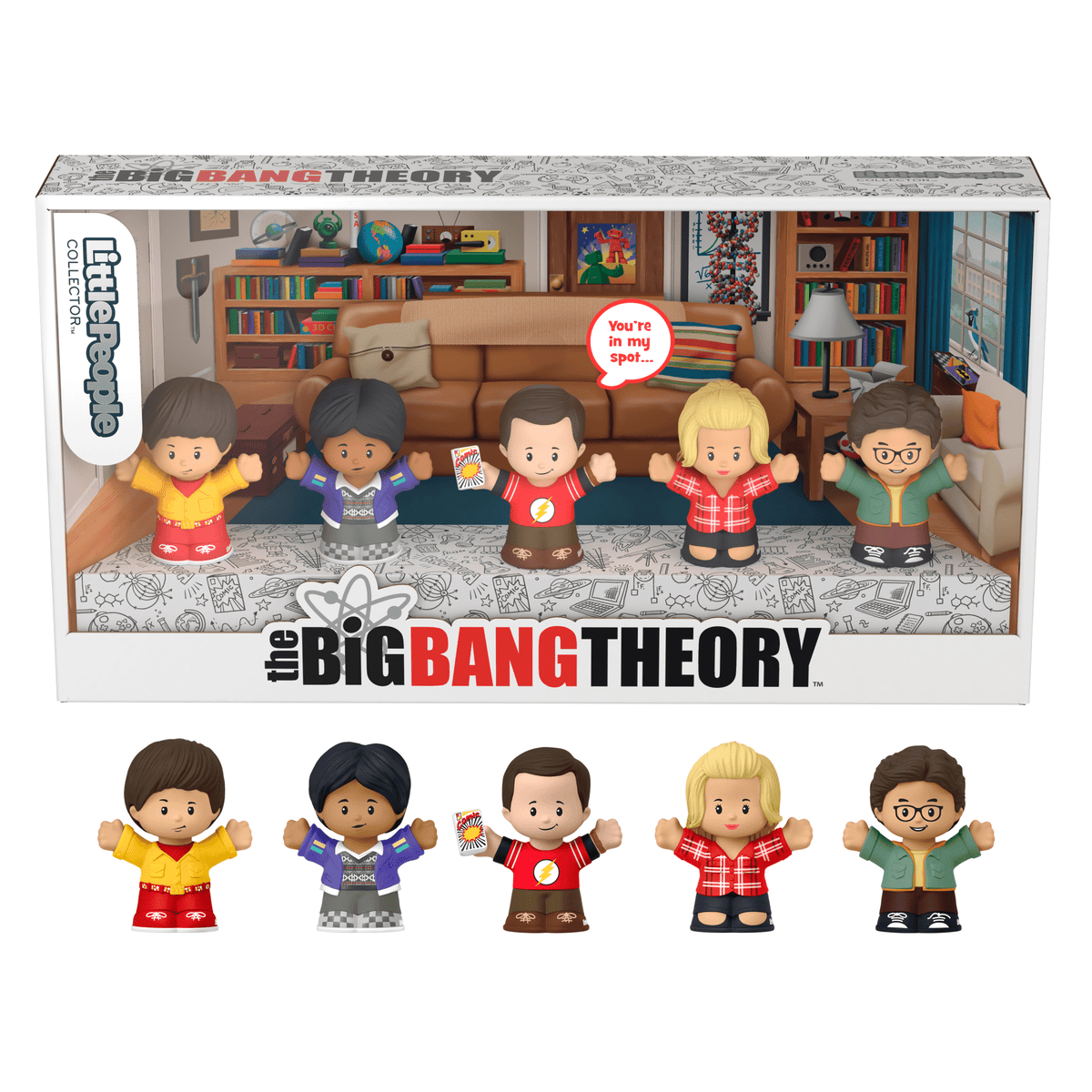 Little People Collector  Coffret  The Big Bang Theory, 5 Figurines