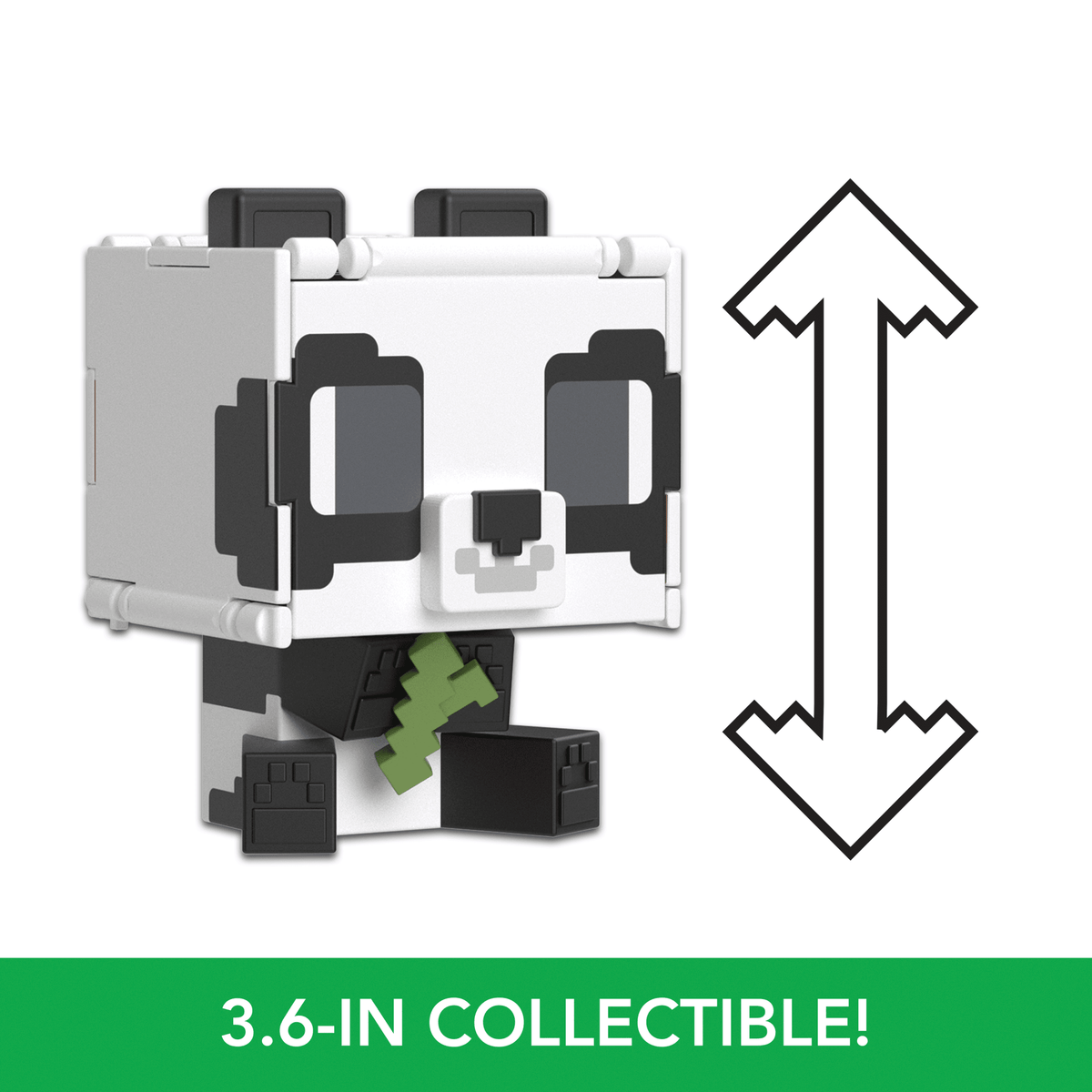 Minecraft Flippin’ Figs Figures Collection, 2-in-1 Fidget Play, 3.75-in Scale & Pixelated Design (Characters May Vary)