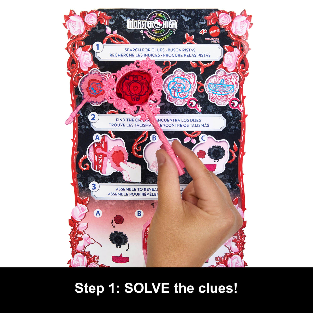 Monster High Skulltimate Secrets Garden Mysteries Playset, Draculaura Doll With 19+ Surprises