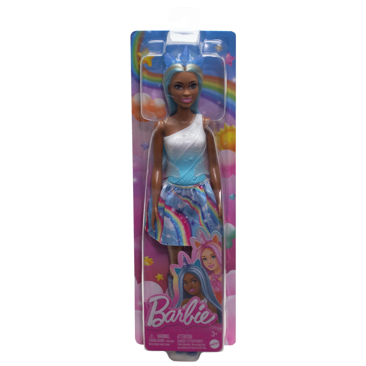 Barbie Unicorn Dolls With Fantasy Hair, Ombre Outfits And Unicorn Accessories