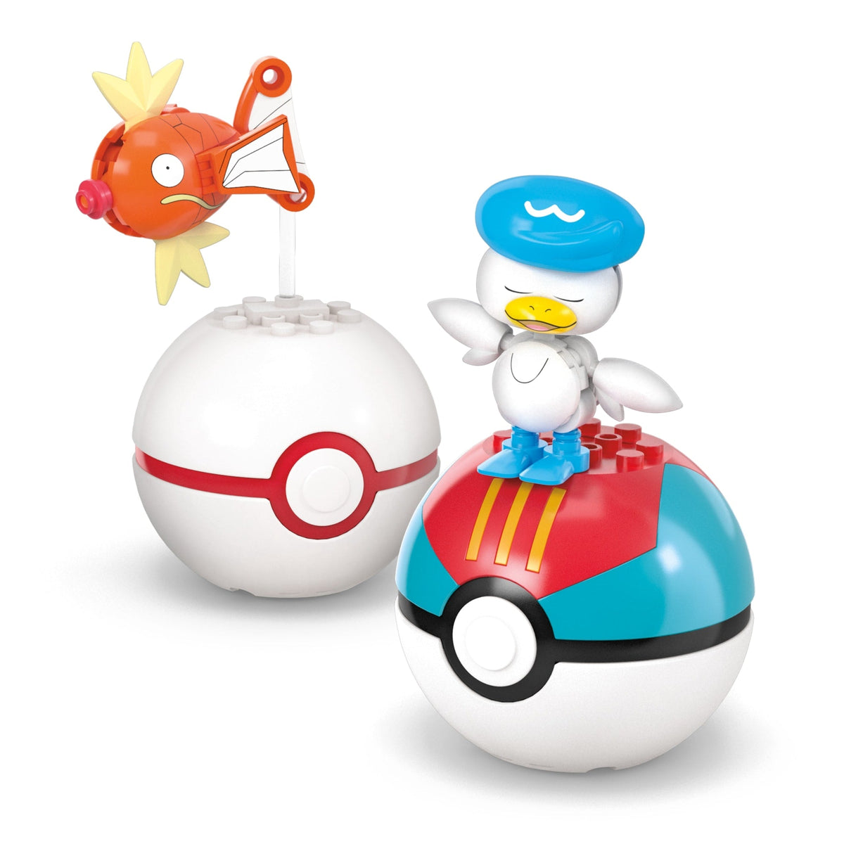 MEGA Pokémon Juguete de Construcción Pokébolas Equipo Entrenador de Tipo Agua