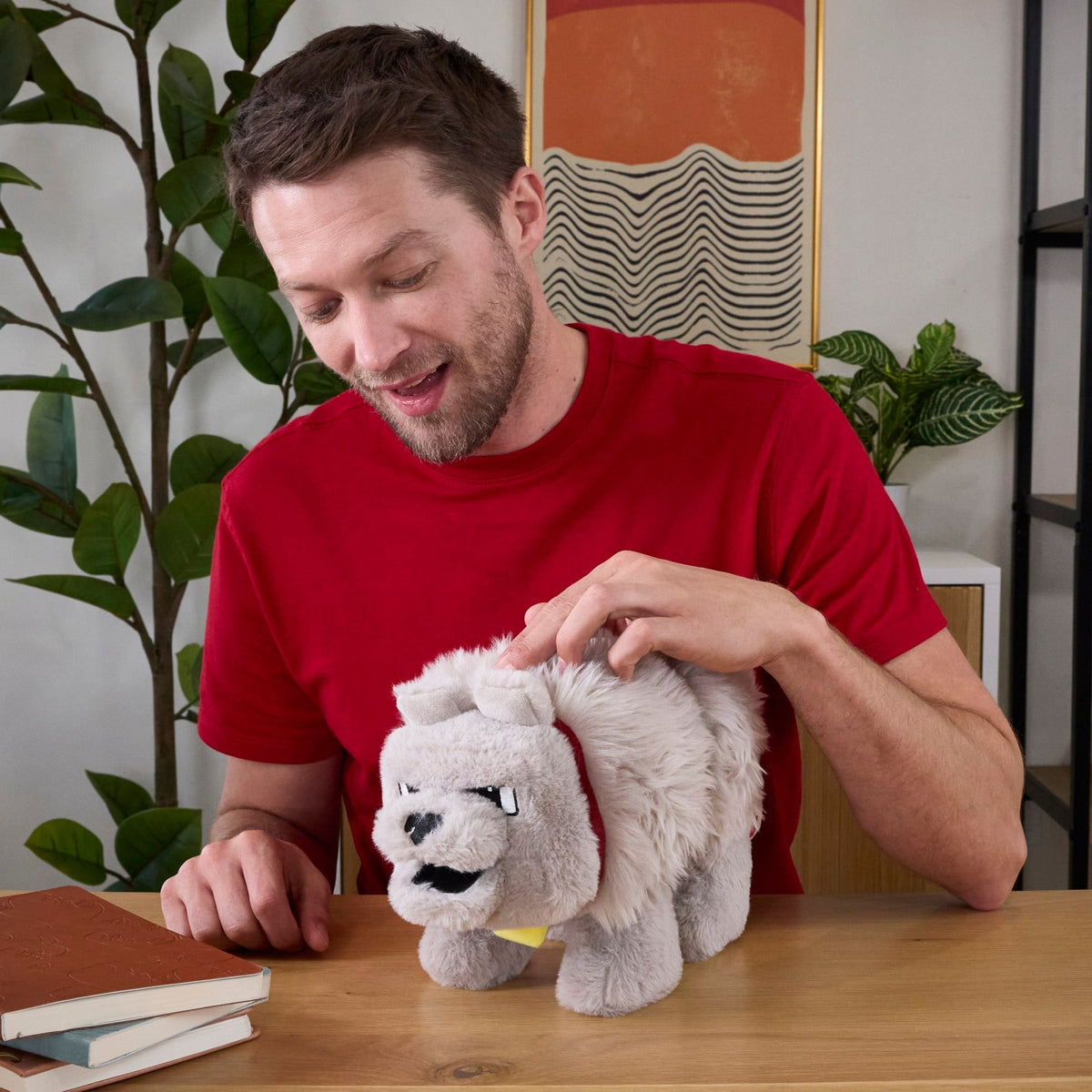 Minecraft-Peluche dennis Le Loup-Inspirée du Film