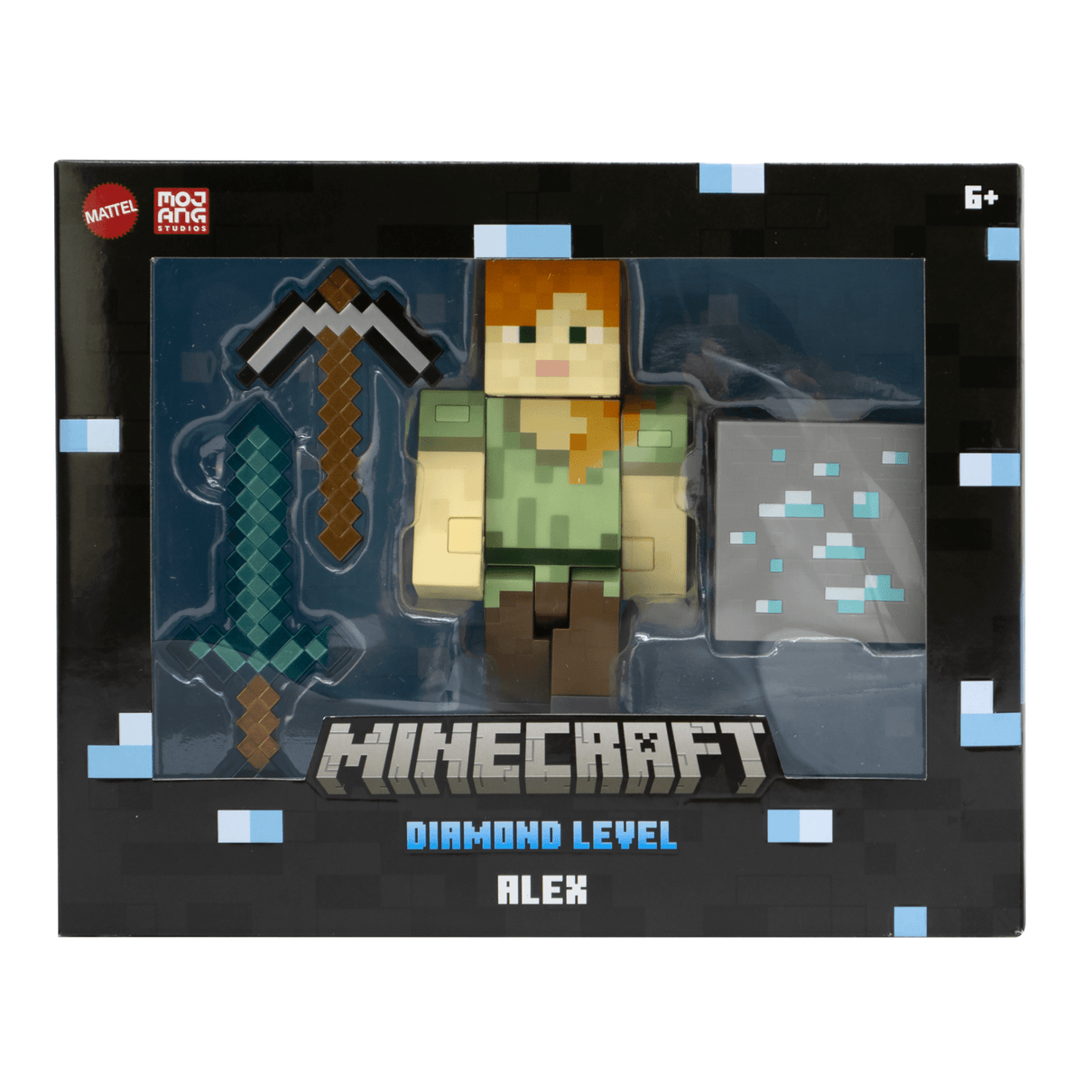 Minecraft Diamond Figura de Acción Alex Coleccionable 5.5